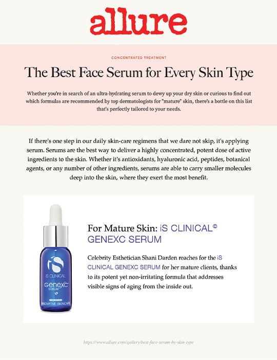 iS Clinical GeneXC Serum