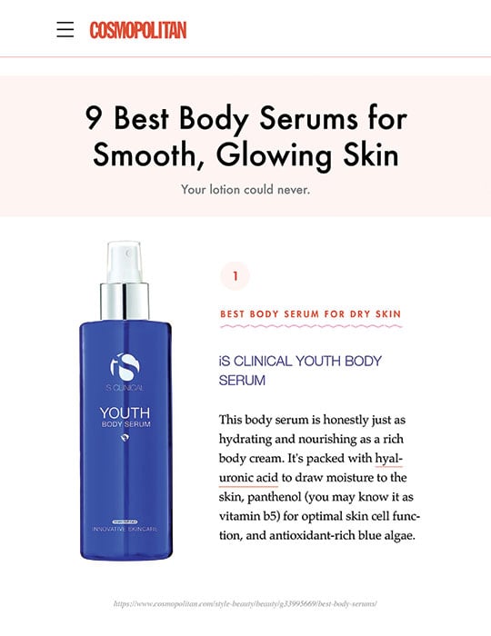 iS Clinical Youth Body Serum