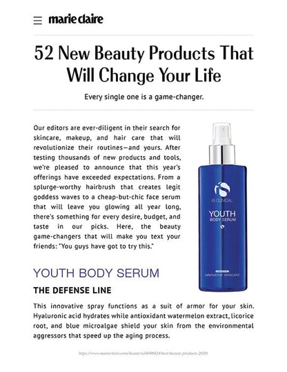 iS Clinical Youth Body Serum